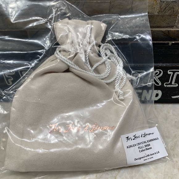 For Love and Lemons Azalea Crystal Earrings - Picture 3 of 7